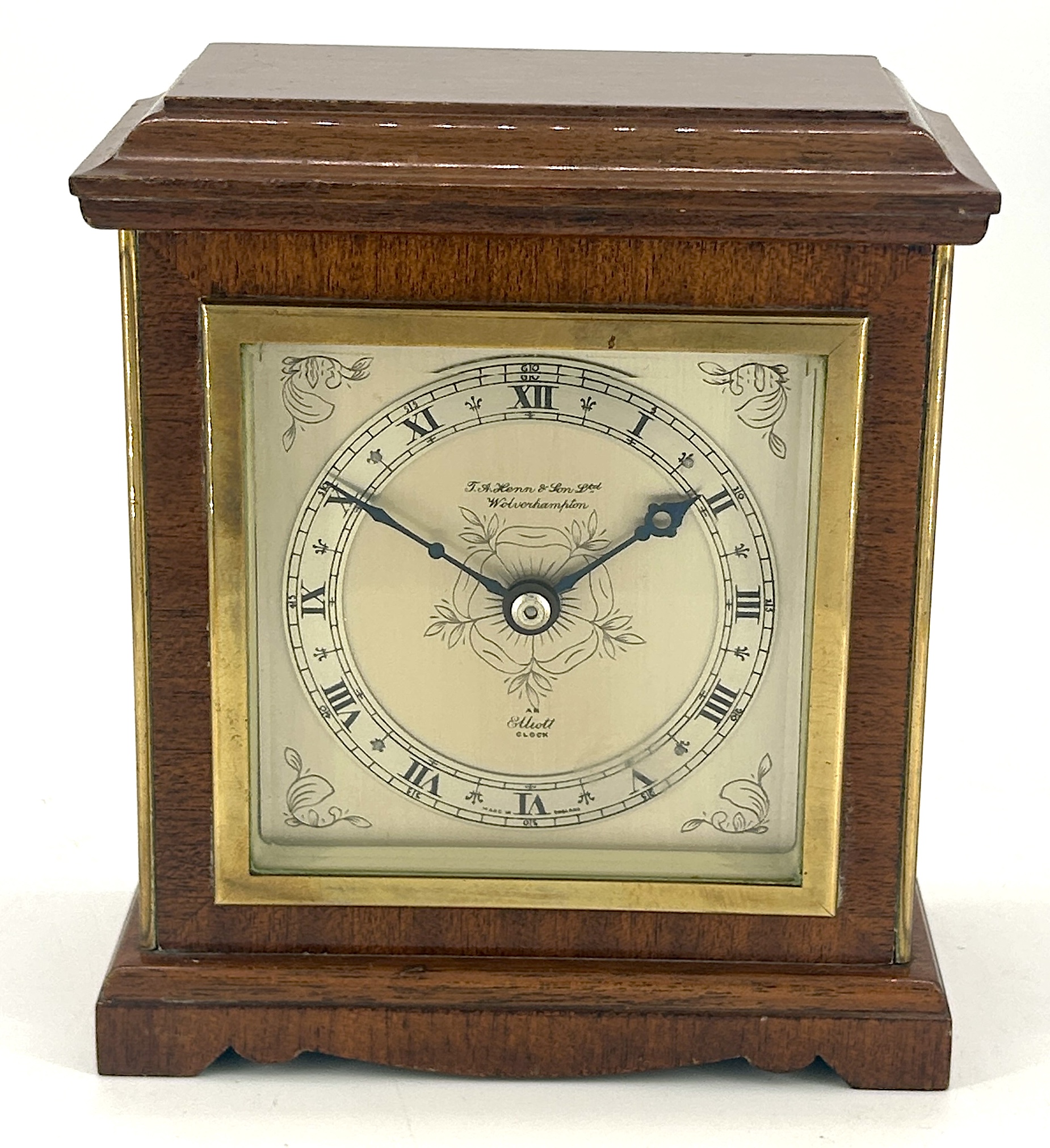 Elliot Mahogany Case Mantel Clock